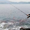Mancing di pantai tanjung tua Bandar Lampung